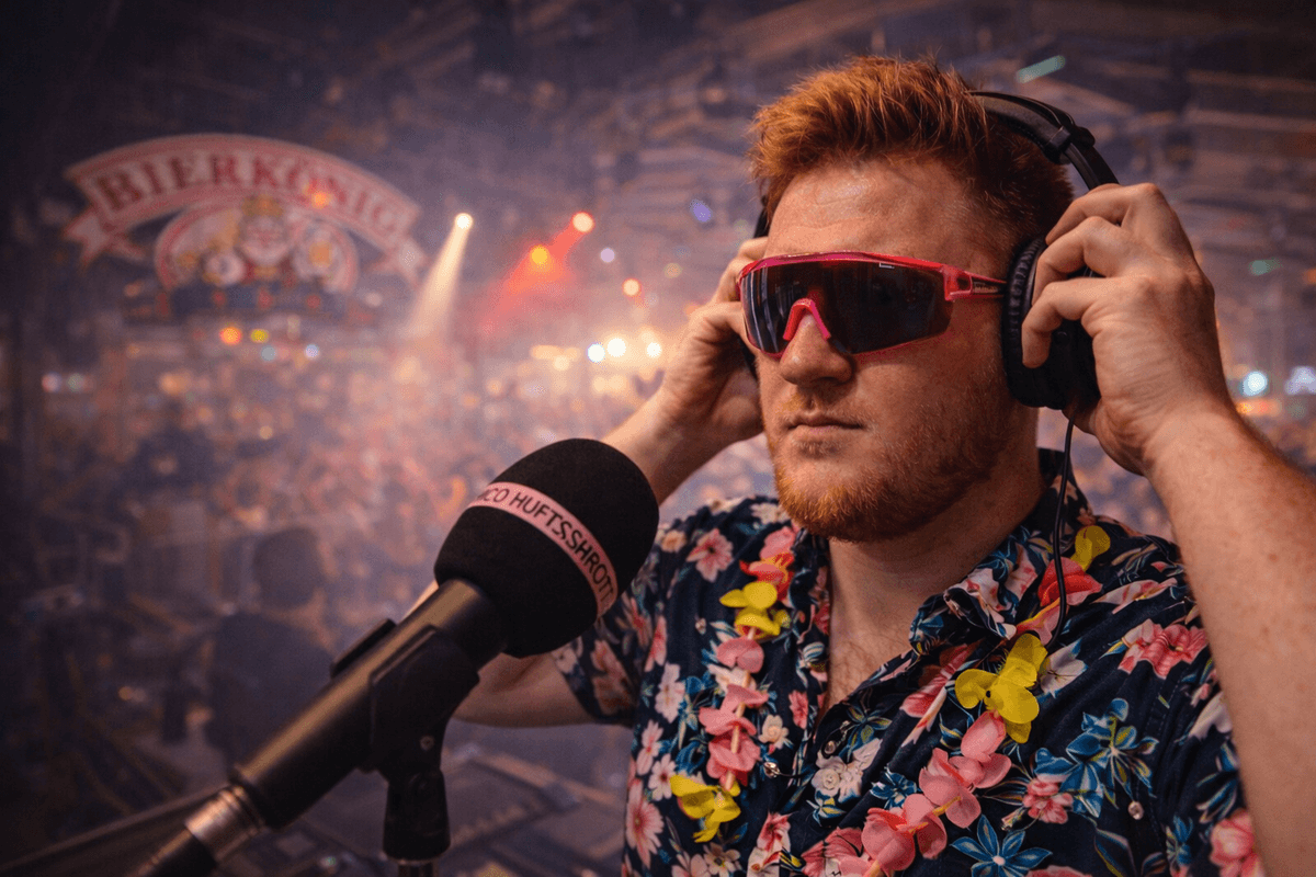 Beim Soundcheck: Nico nimmt es sehr ernst